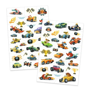 Tattoos - Raceauto's 50 stuks