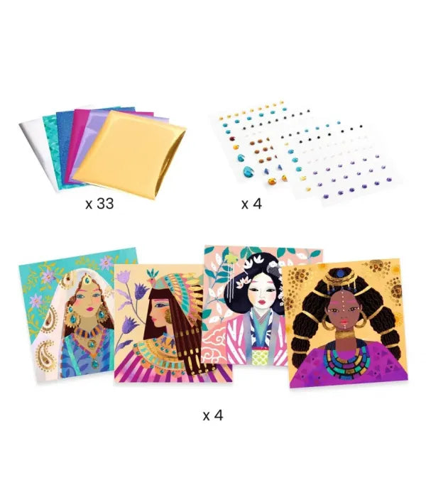 Knutselset - Kostbare sieraden van metaal en steentjes