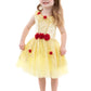 Yellow Beauty Party Dress 3 tot 5 jaar