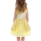 Yellow Beauty Party Dress 3 tot 5 jaar