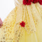 Yellow Beauty Party Dress 3 tot 5 jaar