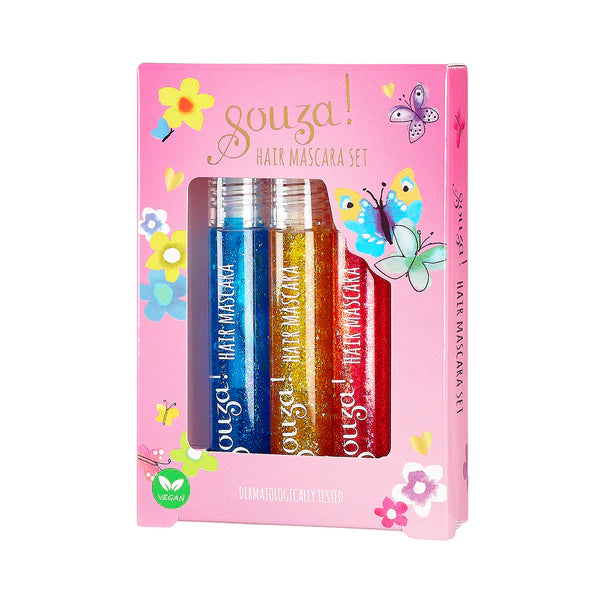Haar mascara set - 3 kleuren