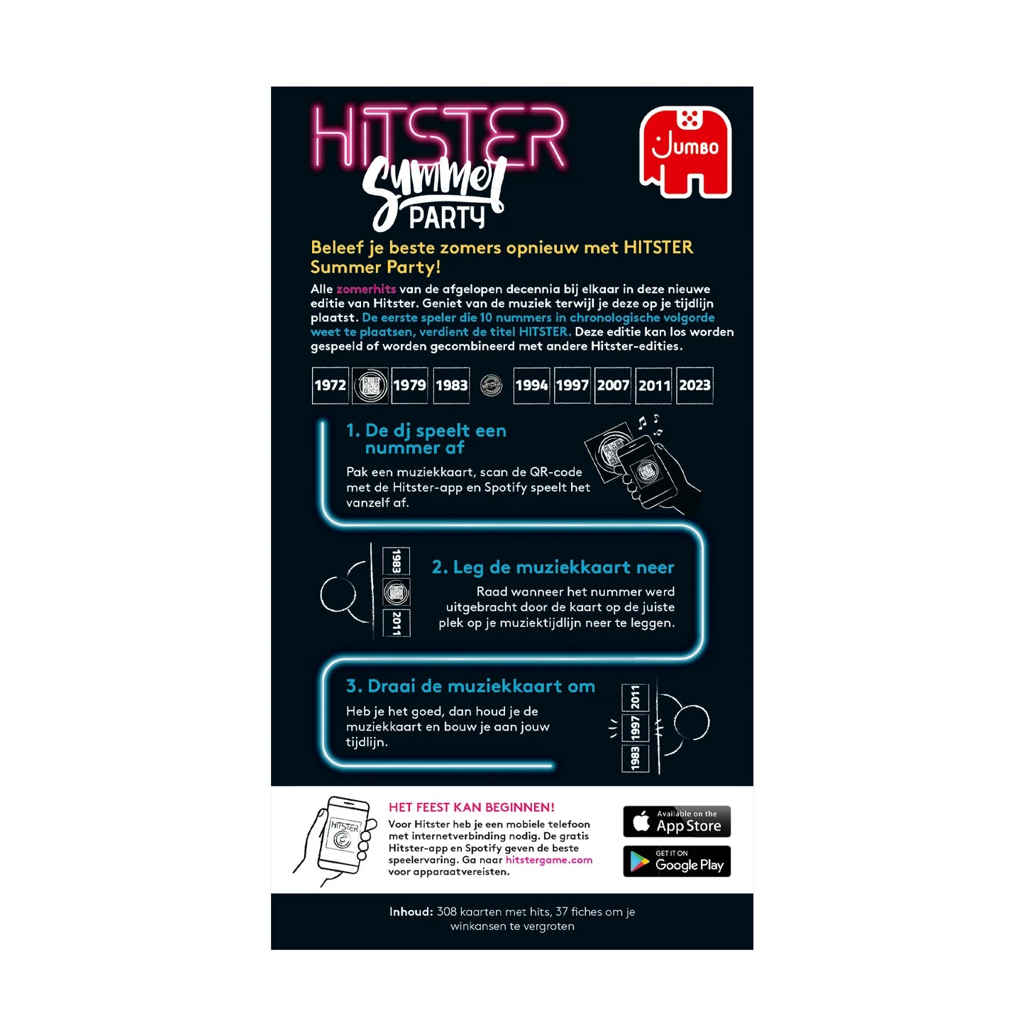 Hitster - Summer Party Nederlandstalig zomerhits partyspel