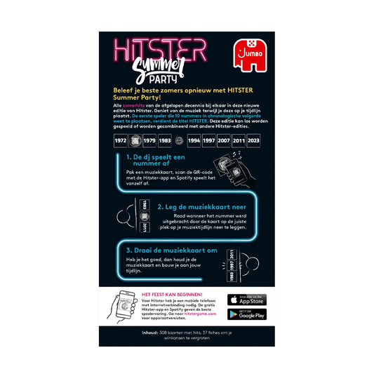 Hitster - Summer Party Nederlandstalig zomerhits partyspel