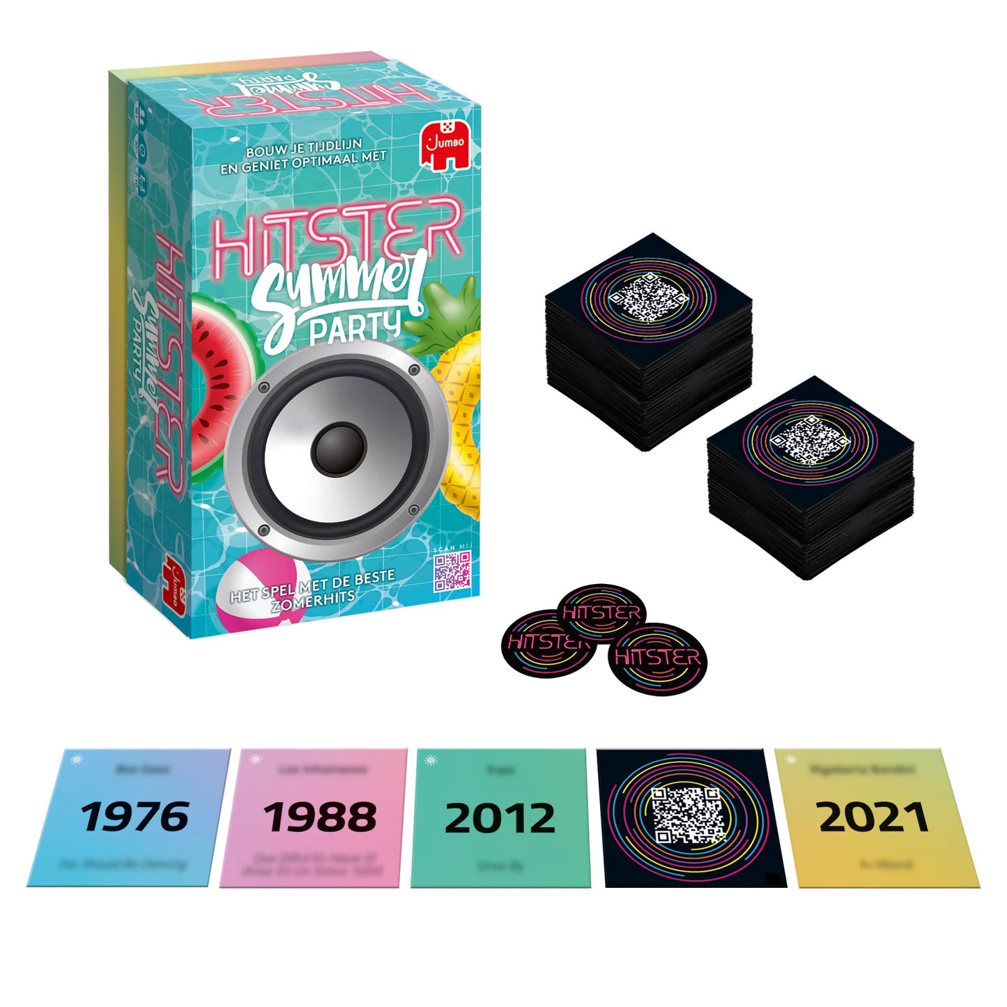 Hitster - Summer Party Nederlandstalig zomerhits partyspel