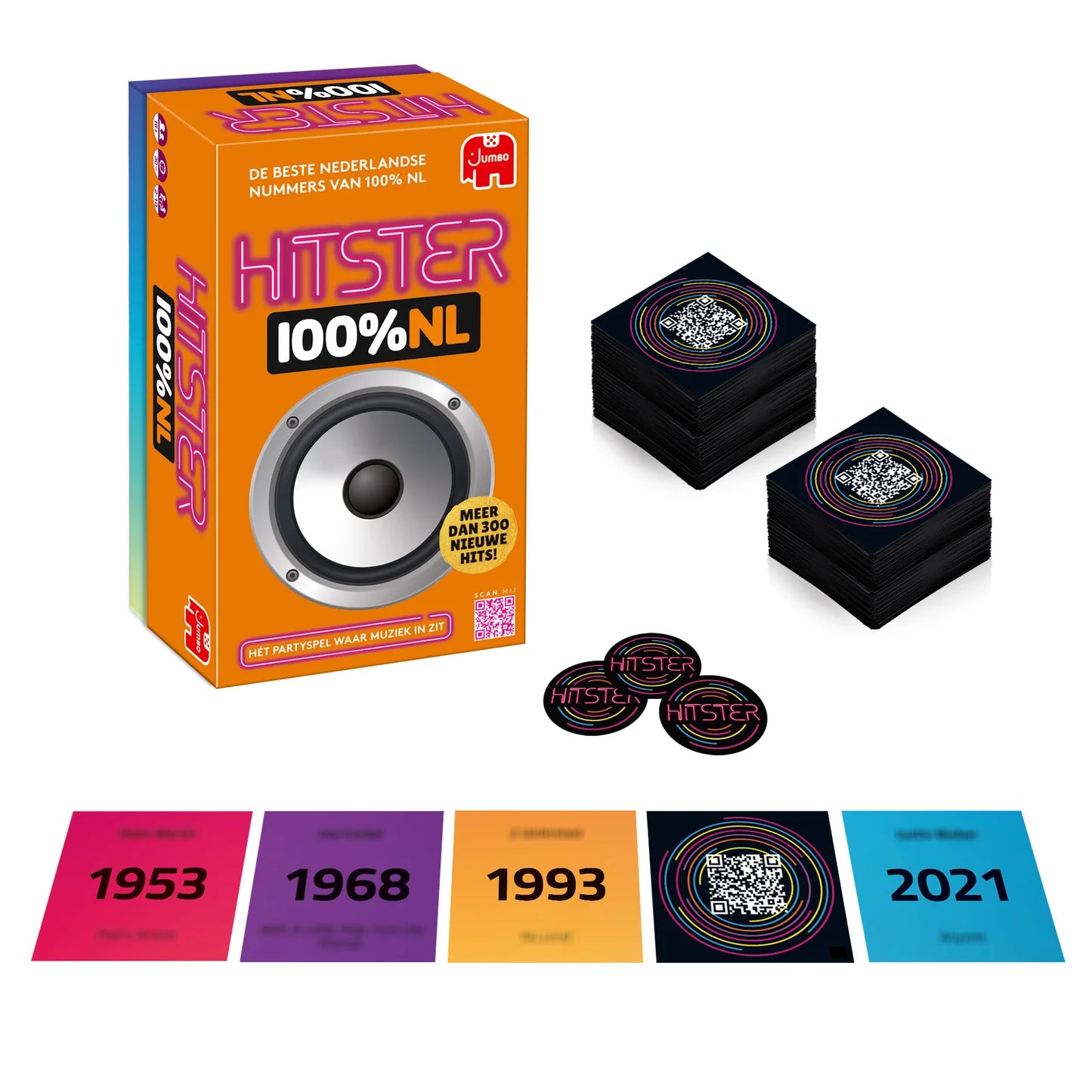 Hitster - 100 % NL Nederlandstalig partyspel