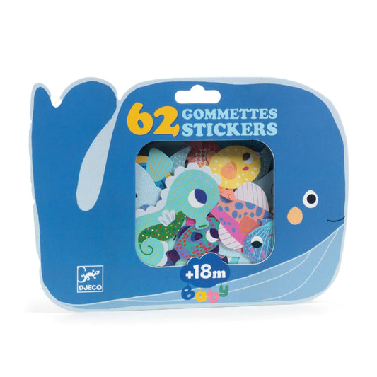 Grote stickers - Zeedieren