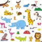 Magneti stories - Afrikaanse dieren 30 stuks