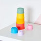 Ronde stapelbekers - Regenboog