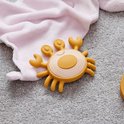Bijtspeelgoed - Krab neutrale kleuren
