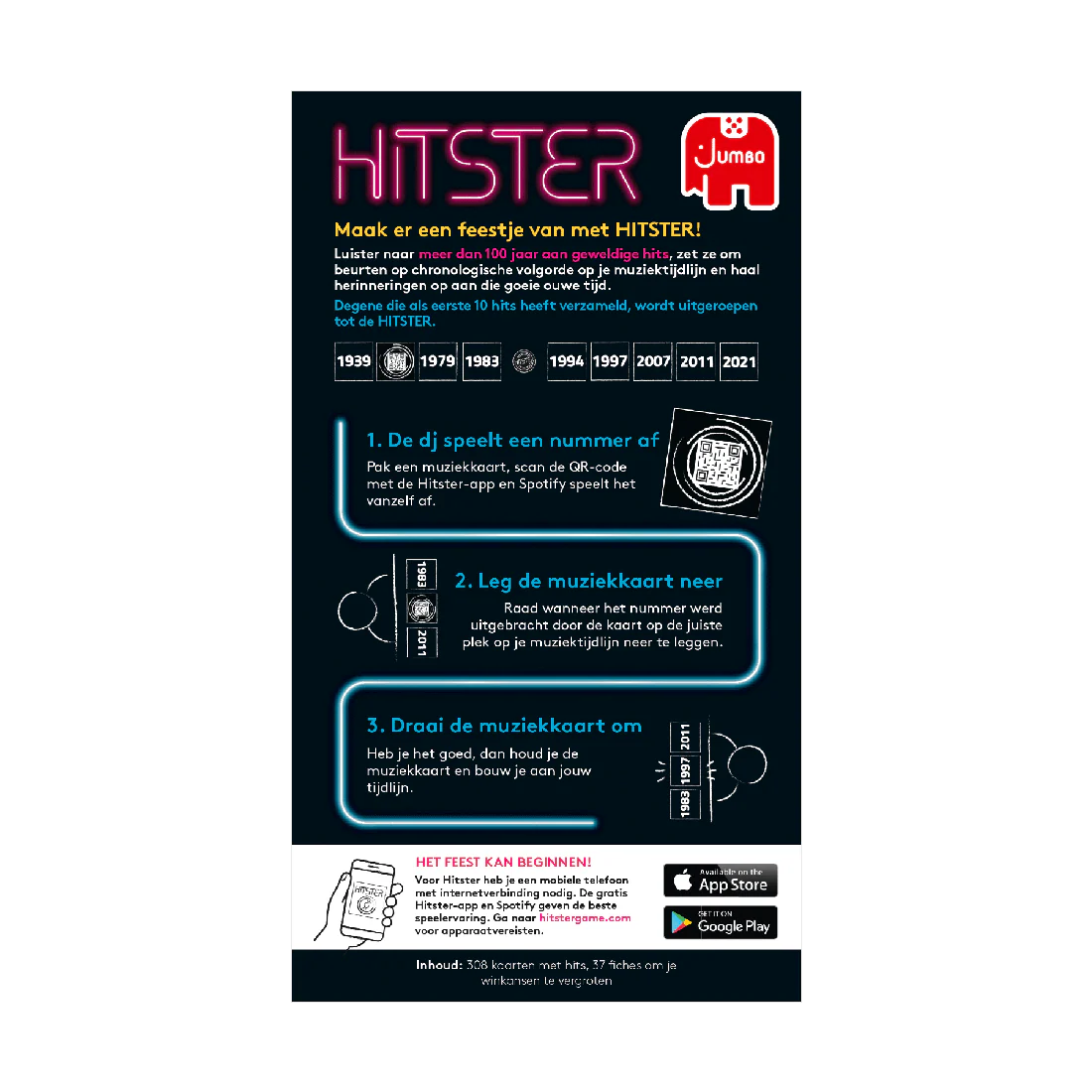 Hitster - Original Nederlandstalig partyspel