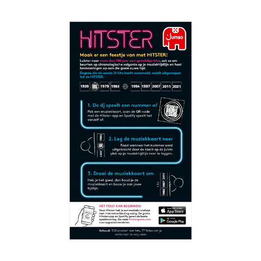 Hitster - Original Nederlandstalig partyspel