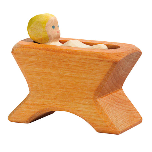 Kribbe met kindje Jesus
