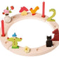 Houten zwarte kat