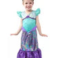 Purple Sparkle Zeemeerminnenjurk large 5 - 7 jaar