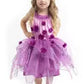 Purple Blossom Fairy jurk medium 3 - 5 jaar
