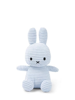 Nijntje knuffel corduroy - Ice blue 23 cm.