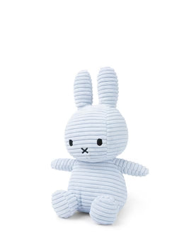 Nijntje knuffel corduroy - Ice blue 23 cm.