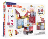 Magna-Tiles brandweerkazerne magnetische bouwset 50 stuks