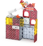 Magna-Tiles brandweerkazerne magnetische bouwset 50 stuks