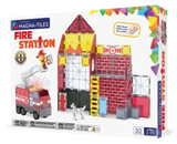 Magna-Tiles brandweerkazerne magnetische bouwset 50 stuks