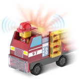 Magna-Tiles brandweerkazerne magnetische bouwset 50 stuks