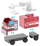 Magna-Tiles brandweerkazerne magnetische bouwset 50 stuks