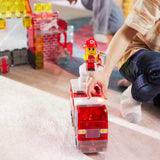 Magna-Tiles brandweerkazerne magnetische bouwset 50 stuks