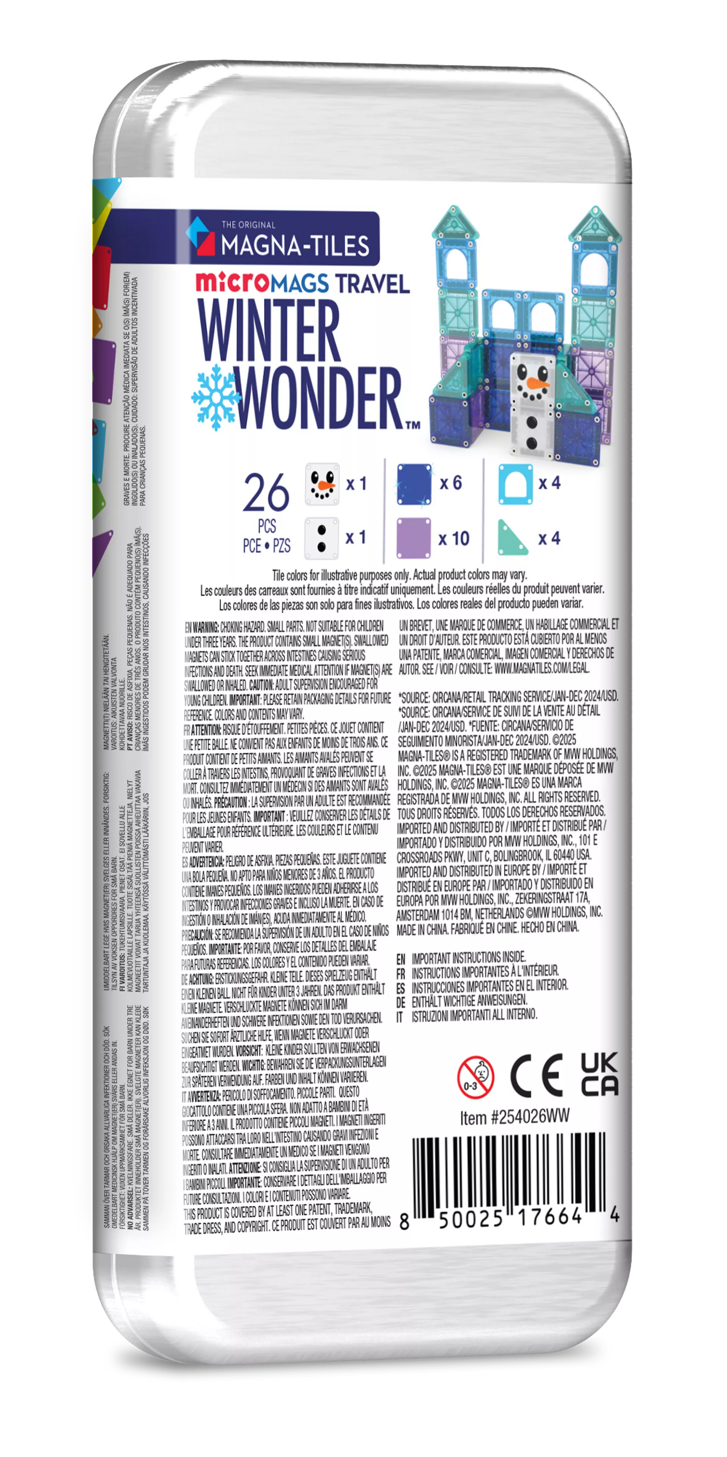 Magna-Tiles constructie Winterwonder 26 stuks