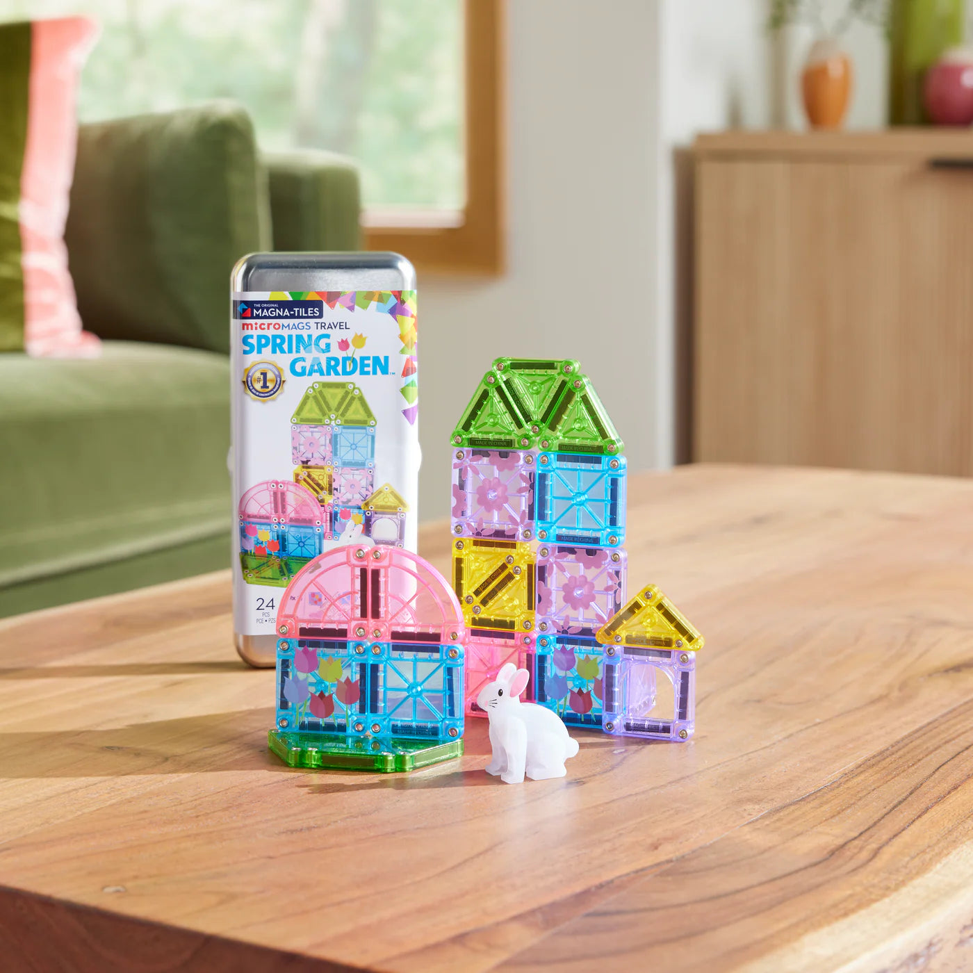 Magna-Tiles Micromagneten Spring Garden limited edition 24 stuks