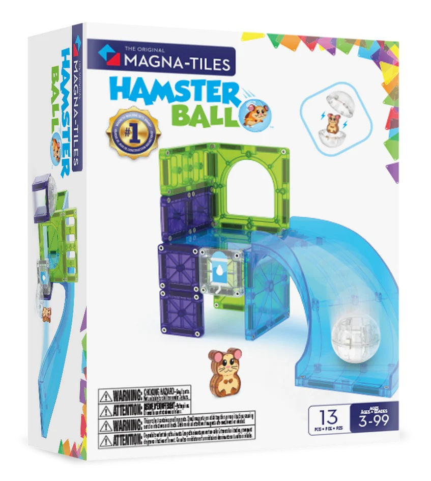 Magna-Tiles Hamsterbal magnetische bouwset 13 stuks