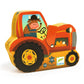 Puzzel - Tractor 16 stukjes