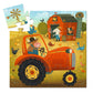 Puzzel - Tractor 16 stukjes