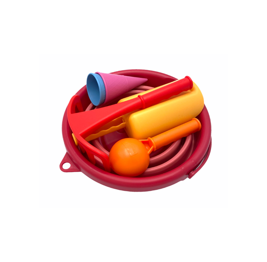 Zandspeelgoed - 7 in 1 rood