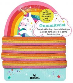 Twist springelastiek regenboog