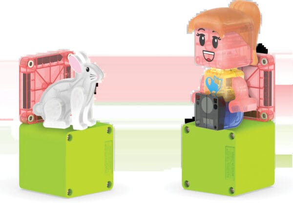 Magna-Tiles constructie - Speelhuis voor dieren 50 stuks