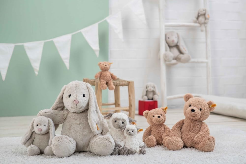 Steiff Haasje Hoppie lichtgrijs 38 cm.