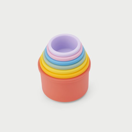 Ronde stapelbekers - Regenboog