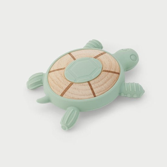 Bijtspeelgoed - Schildpad neutrale kleuren
