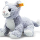 Steiff Poes Cassie blauw/wit