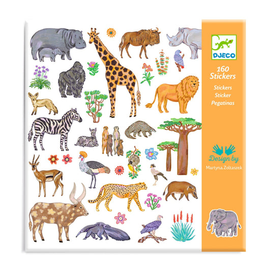 Stickers - Afrikaanse dieren Kenia
