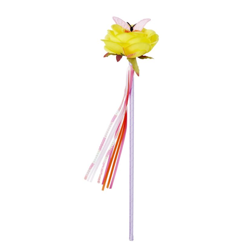 Vlindercape met diadeem en toverstaf - Danae 5-7 jaar