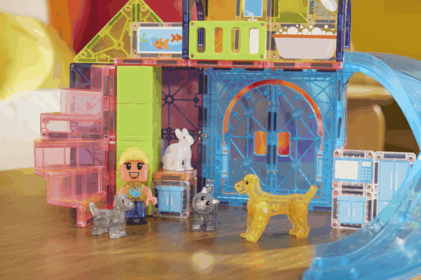 Magna-Tiles constructie - Speelhuis voor dieren 50 stuks