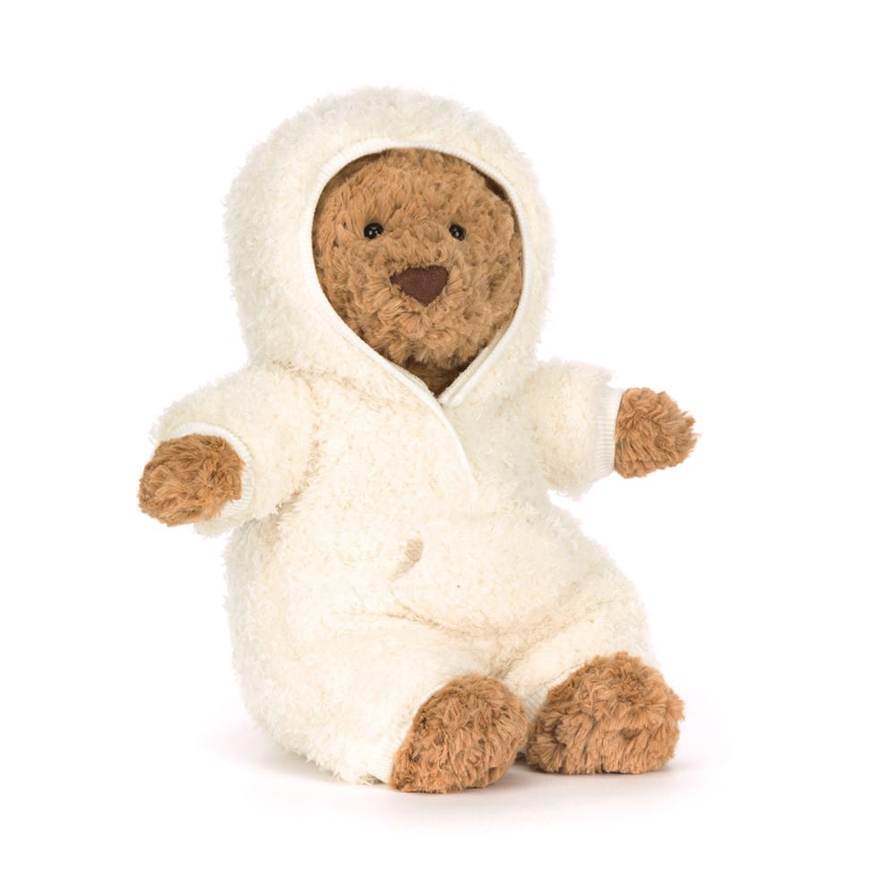 Jellycat Bartholomew Beer all-in-one outfit