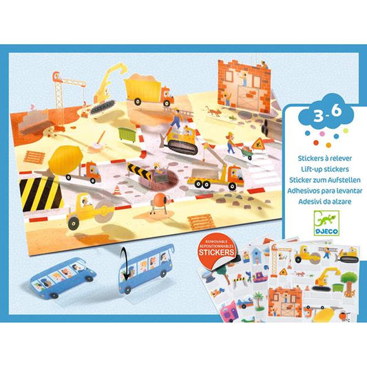Lift-up stickers - Voertuigen