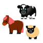 Boerderijdieren stickers