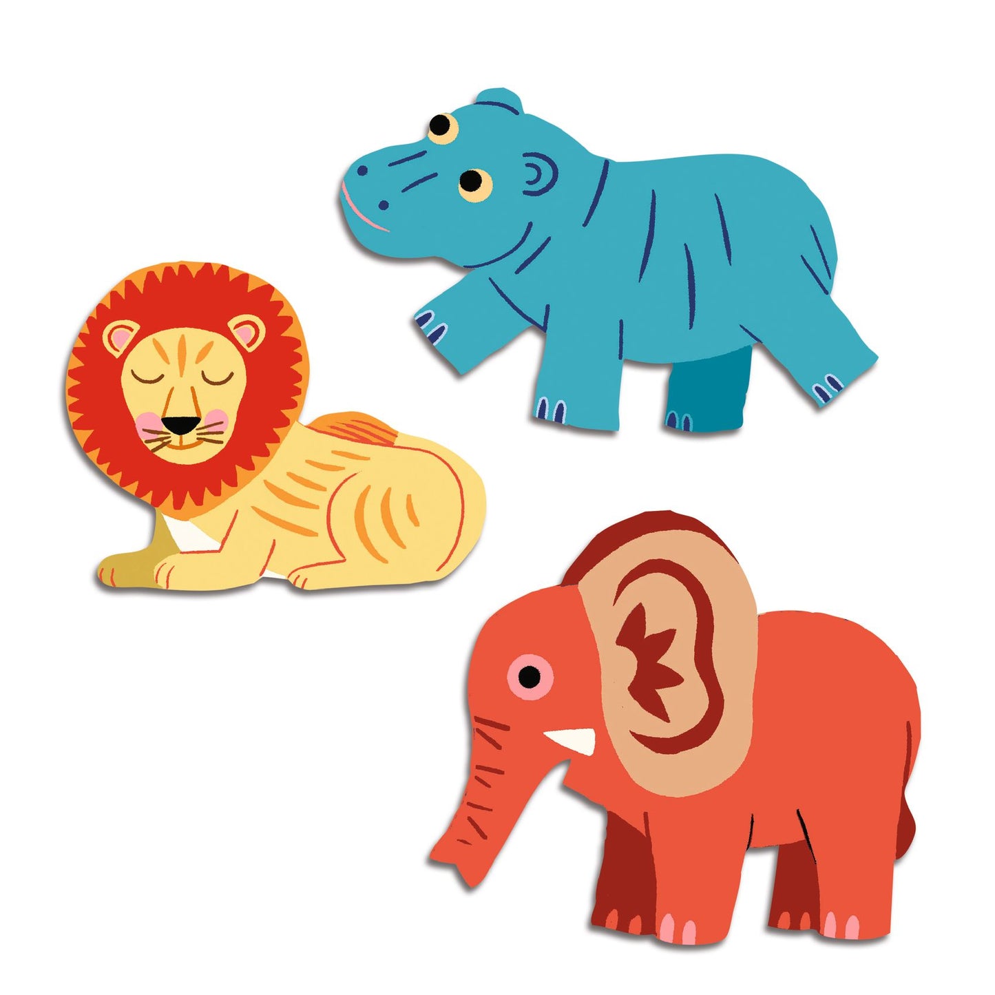 Safaridieren stickers