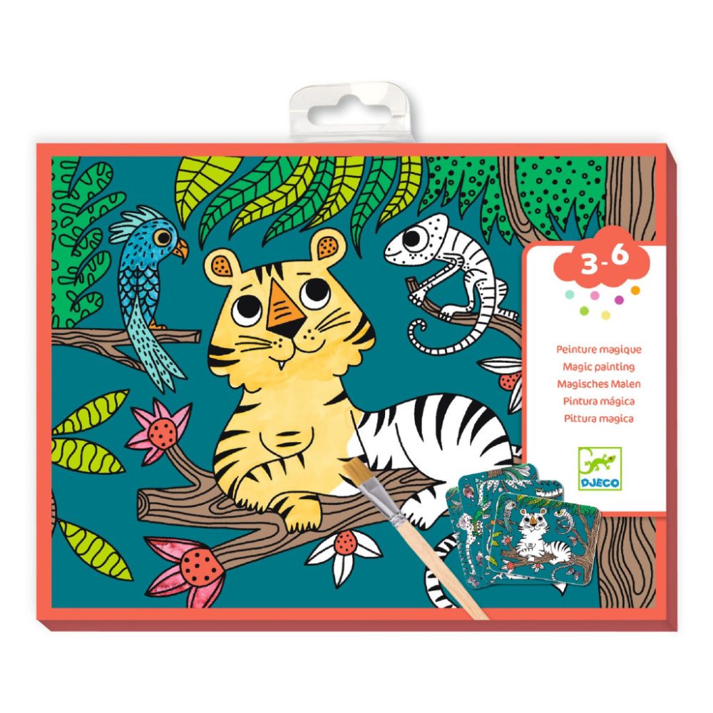 Knutselset Magic Reveal Painting - in de jungle