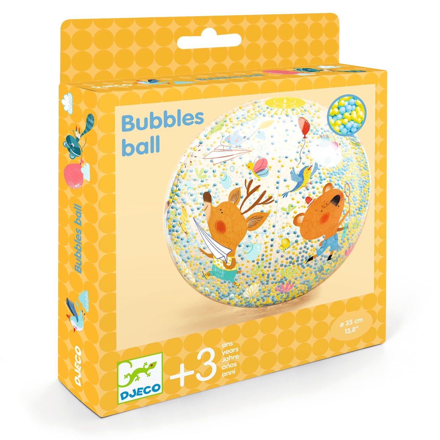 Opblaasbare bal - Bubbels 35 cm