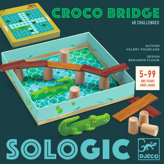 Logicaspel - Croco Bridge